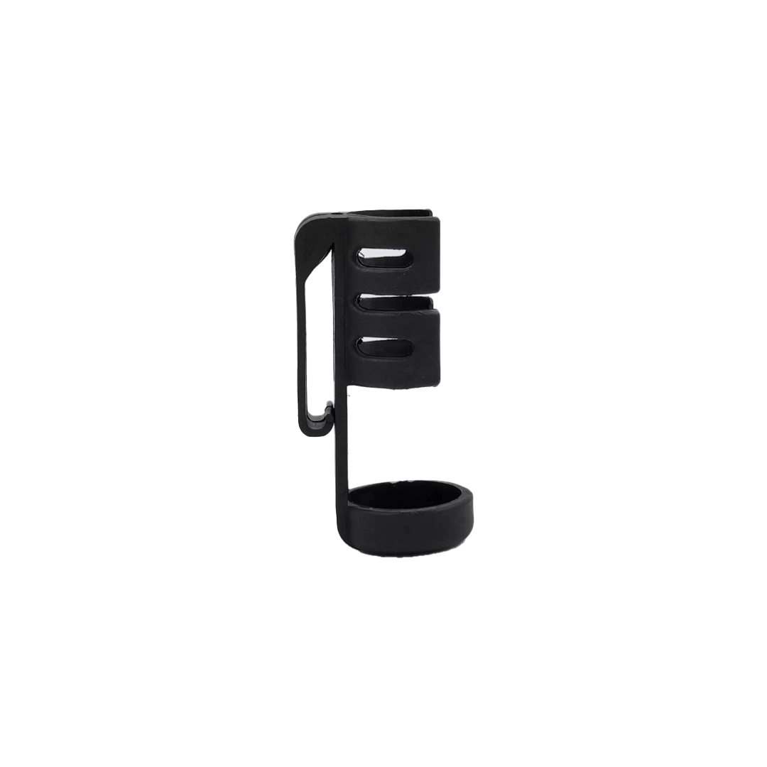 Black vanishing spray can holder clip