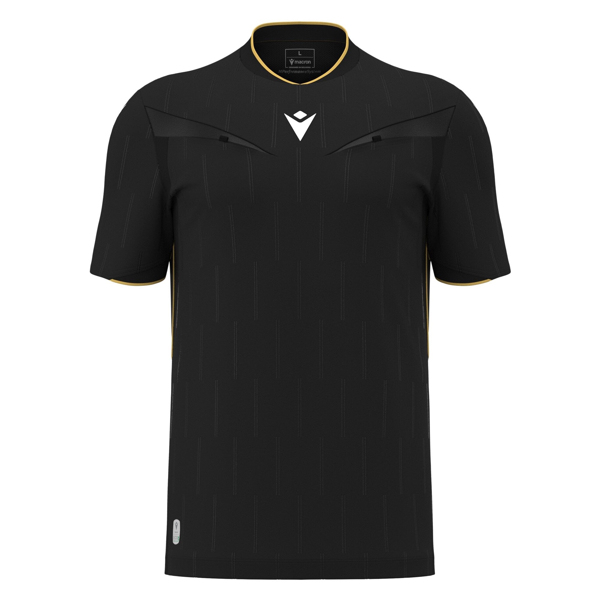 Macron Mendez Referee Shirt S/S Black