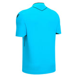Macron Mendez short-sleeve referee shirt in blue, back view