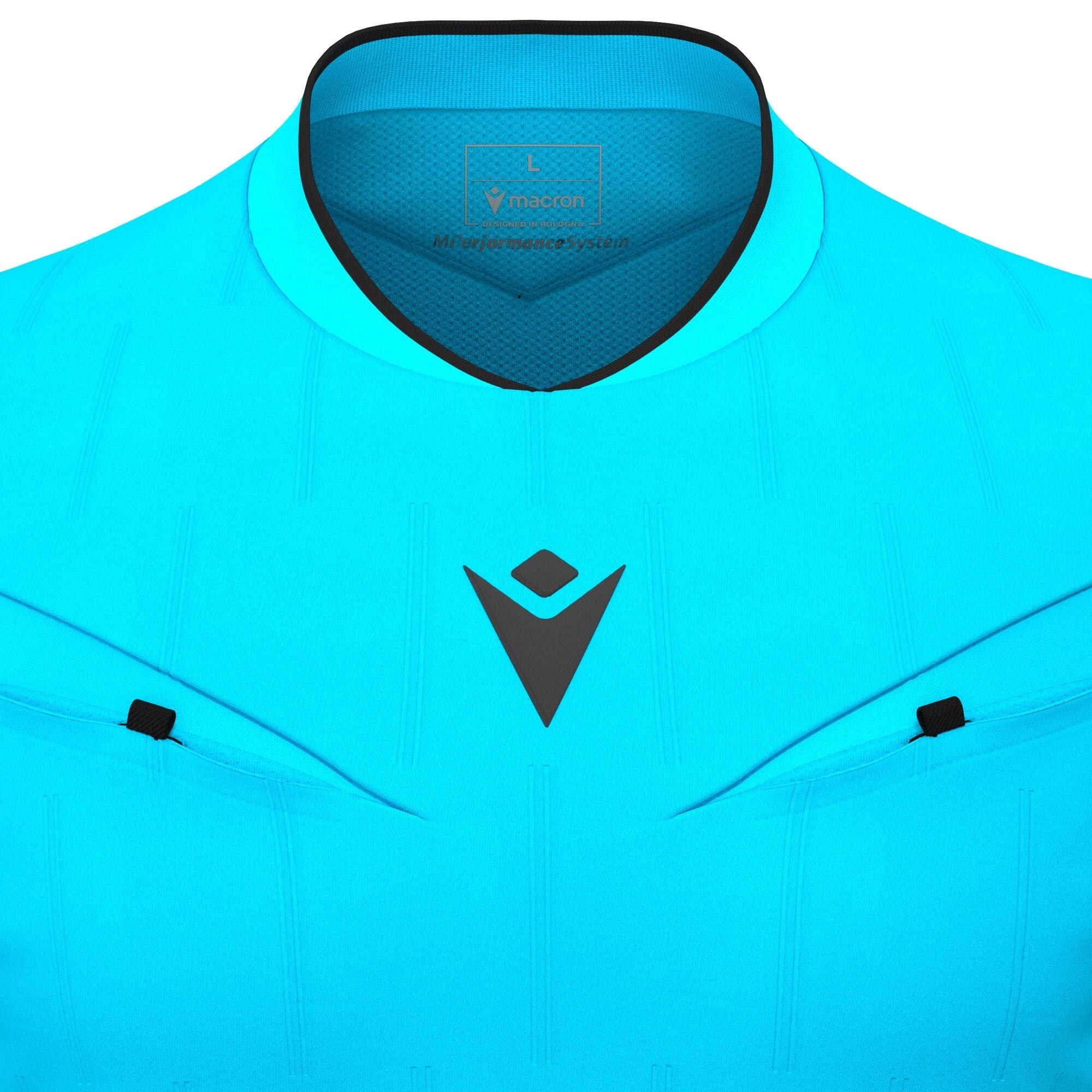 Macron Mendez Referee Shirt S/S Blue