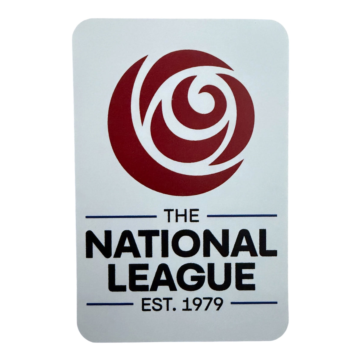 National League Silicone Badge