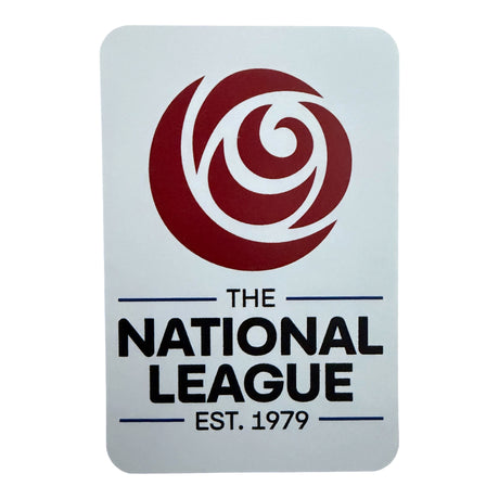 National League silicone referee badge with red rose logo, est. 1979