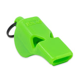 Fox 40 Mini referee whistle in neon green
