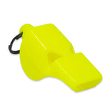 Fox 40 Mini referee whistle in neon yellow