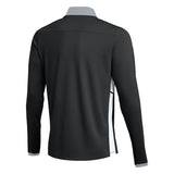 Nike black referee 1/4-zip midlayer, back view