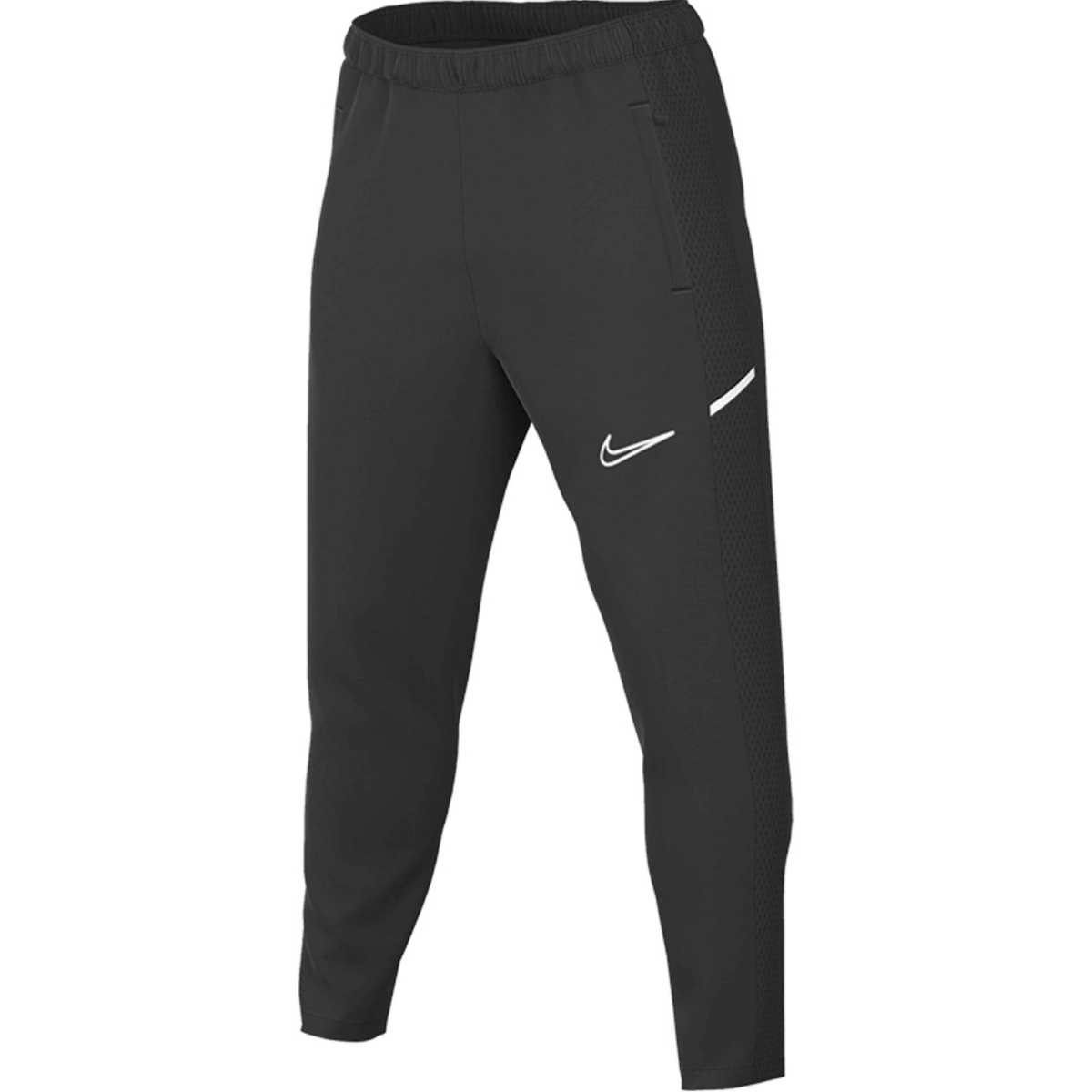 Nike black referee knit training pants, side view
