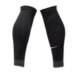 Pair of black Nike referee sleeve socks (footless)