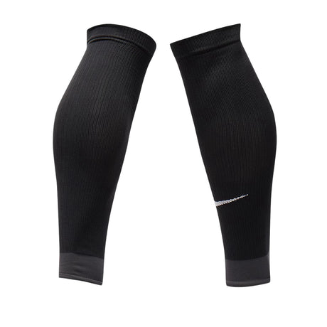 Pair of black Nike referee sleeve socks (footless)