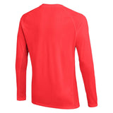Nike 2026 long-sleeve referee shirt in Bright Crimson, back view