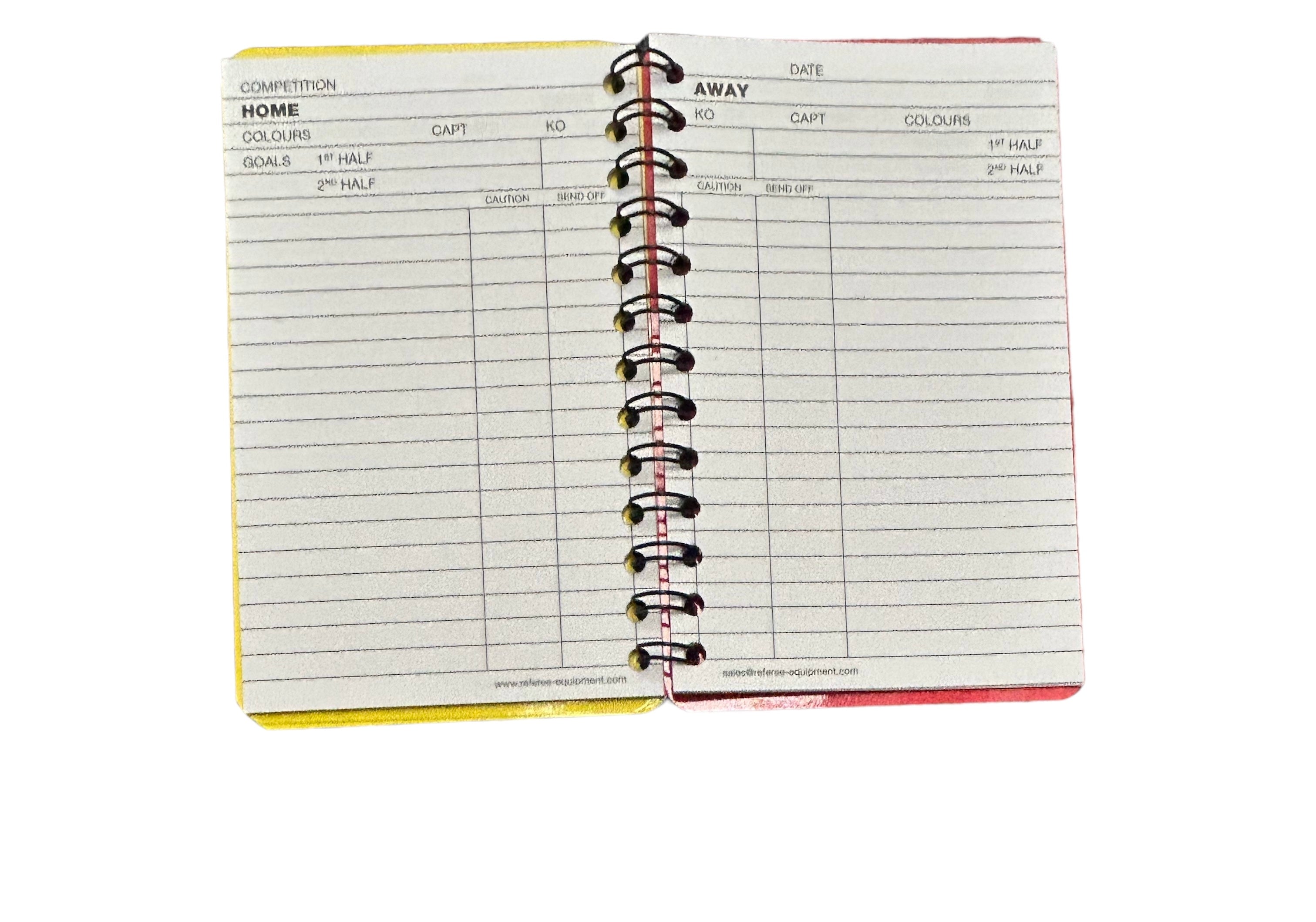A&H Referee Notebook - A&H International