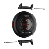 Polar Pacer Pro charging adapter clips shown with the watch