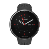 Polar Pacer Pro carbon grey GPS running watch, front view