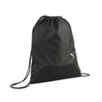 Puma black drawstring wash bag with white Puma logo