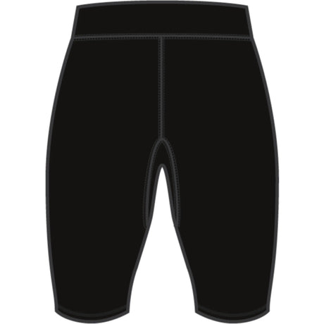 Puma black referee baselayer shorts, back view