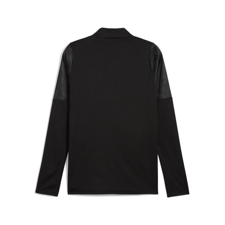 Puma black referee full-zip jacket, back view