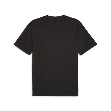 Puma black referee training top, back view