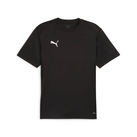 Puma black referee training top, front view