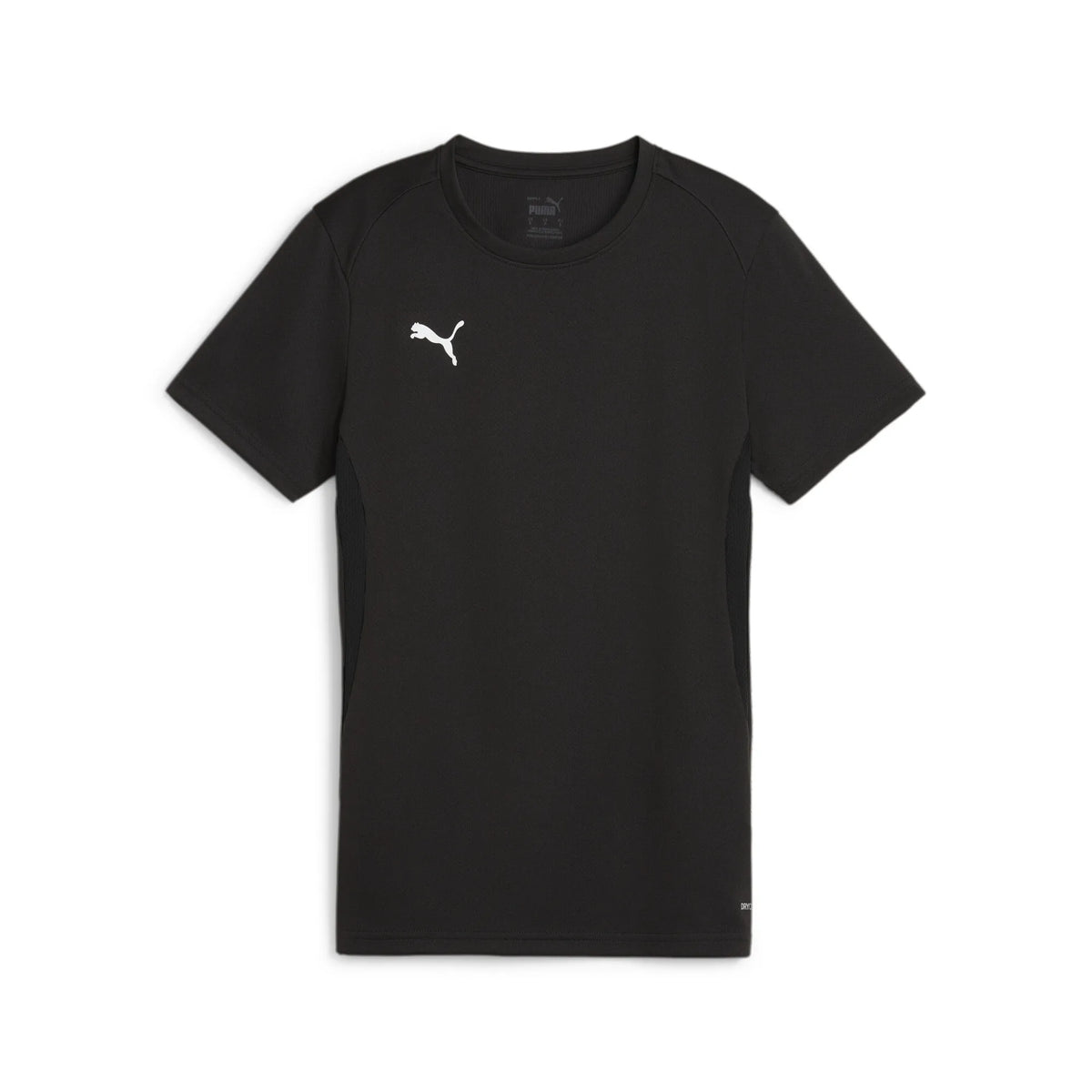 Puma women's black referee training top, front view