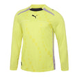 Puma Pro DNA long-sleeve referee shirt in Lemon Sherbert, front view