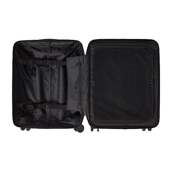 Puma black hard-shell referee trolley case open, showing the interior