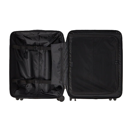 Puma black hard-shell referee trolley case open, showing the interior