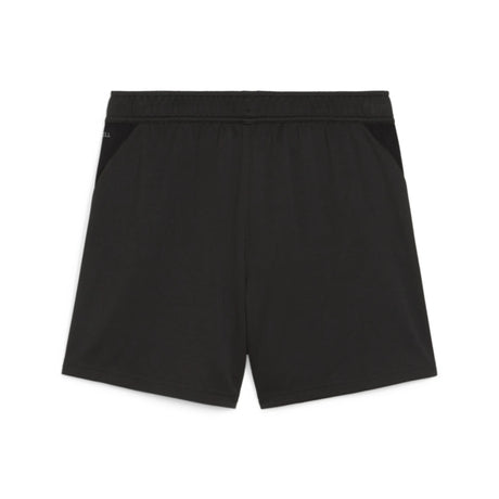 Puma women's black referee training shorts, back view