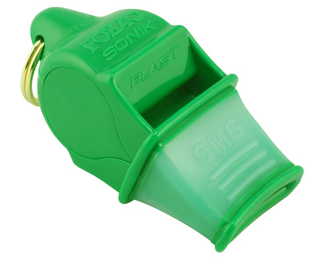 Fox 40 Sonik Blast CMG referee whistle in green