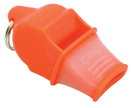 Fox 40 Sonik Blast CMG referee whistle in orange