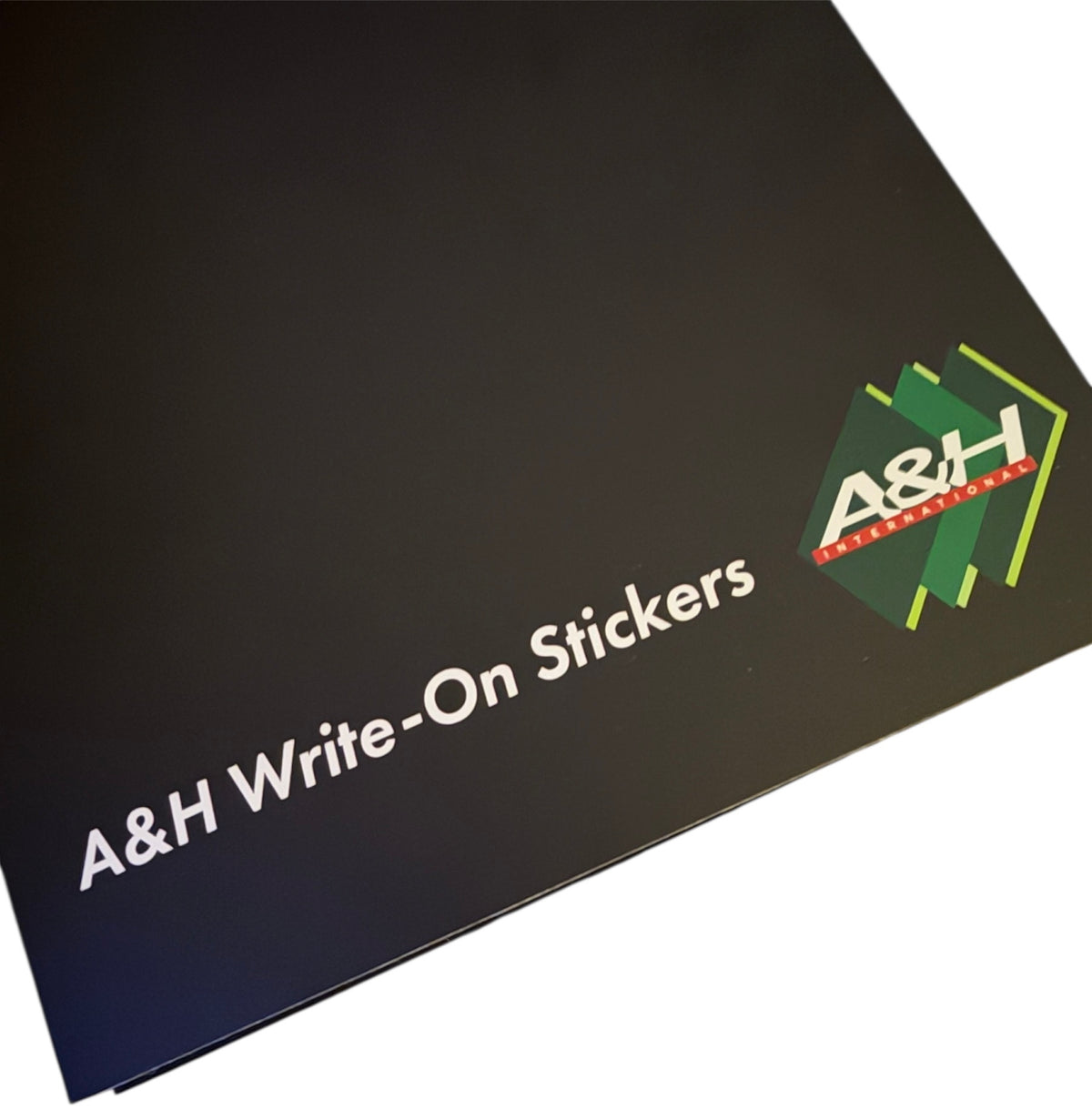 A&H Write-On card stickers packaging
