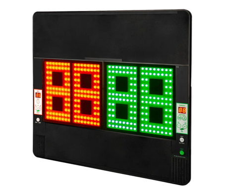 Pro substitution board with red and green LED number displays