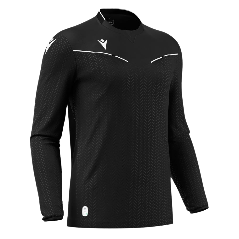 Macron Referee Shirt L/S Black