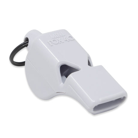 Fox 40 Mini referee whistle in white