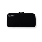 Touchline PowerFlags black carry case, closed