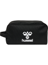Hummel black accessory bag, angled view