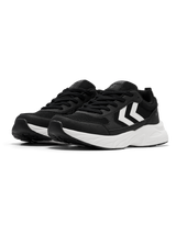 Pair of Hummel Enduro black referee trainers with white soles