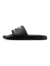 Hummel black slide, side view