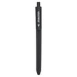 Macron black pen with white Macron logo
