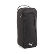 Puma black boot bag with white Puma logo, front view