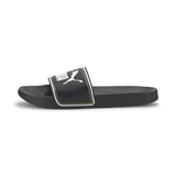 Puma Leadcat FTR black slider, side view