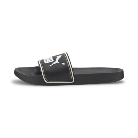 Puma Leadcat FTR black slider, side view
