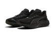 Pair of Puma Electrify NITRO 4 women's all-black referee running shoes