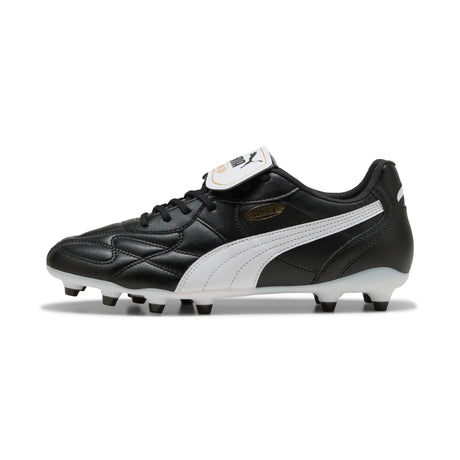 Puma King Top black leather football boot, inner side view