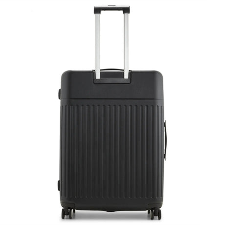 Puma black hard-shell referee trolley case with extended handle