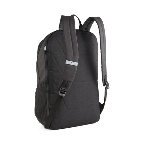 Puma XL Premium black backpack, back view showing the straps