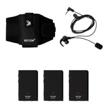 Spintso Refcom II 3-set referee communication kit: armband, earpieces and three units