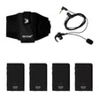 Spintso Refcom II 4-set referee communication kit: armband, earpieces and four units