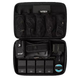 Spintso Refcom II communication kit in its open hard carry case