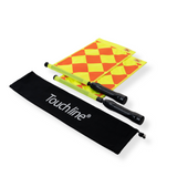 Touchline XL Continental-style flag set with flags and drawstring bag