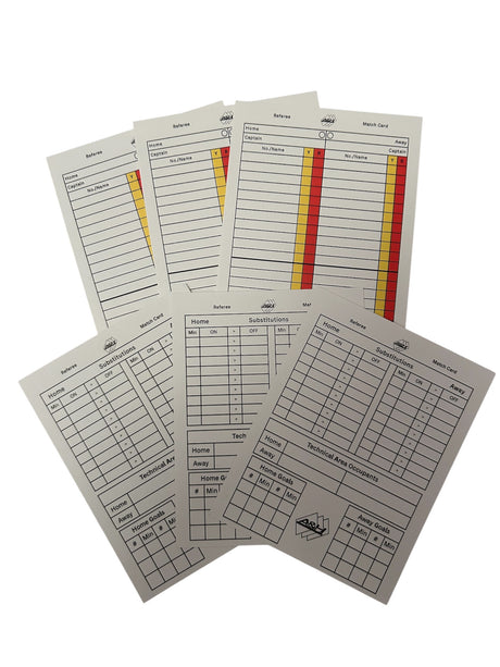 A&H Write-On match cards fanned out