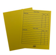 A&H Write-On yellow card with space for match notes